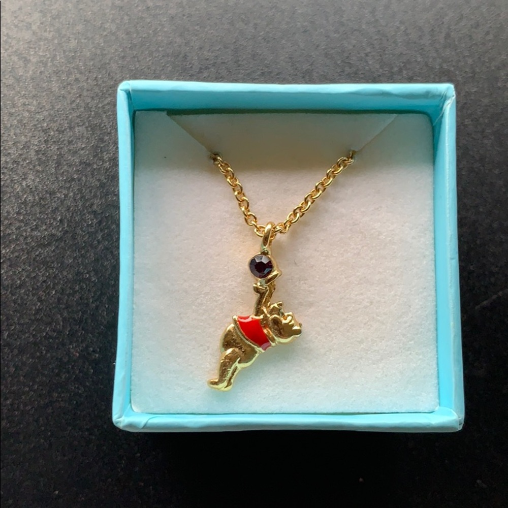 Winnie The Pooh Amethyst Necklace